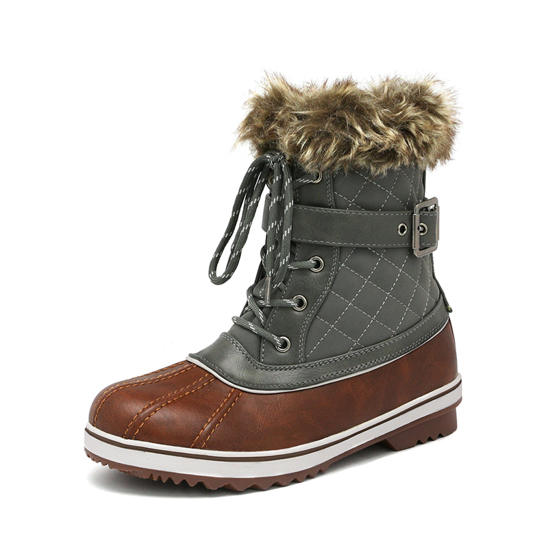 Women s Mid Calf Snow Boots Fur Lined Boots Dream Pairs
